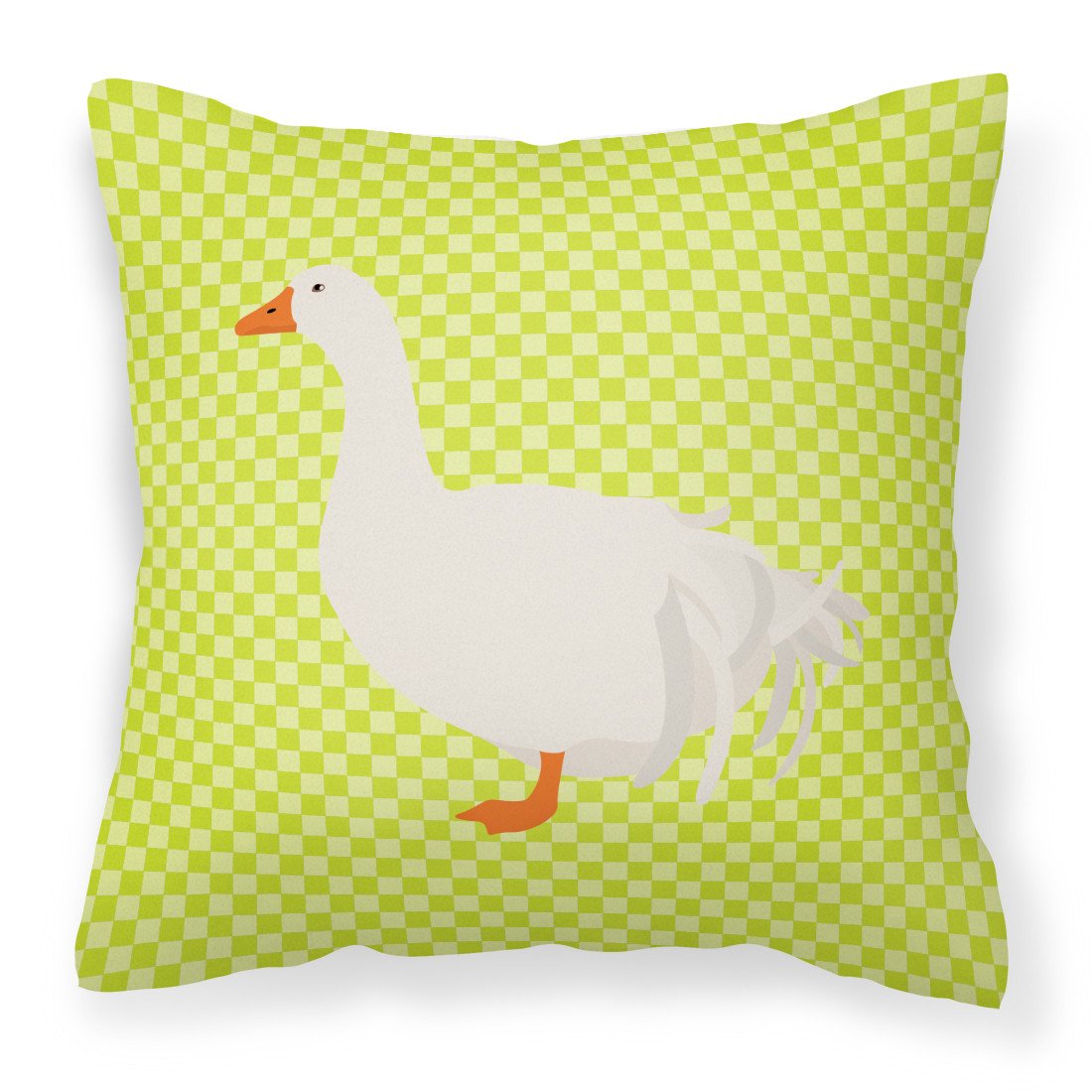 Sebastopol Goose Green Fabric Decorative Pillow BB7728PW1818 by Caroline&#39;s Treasures