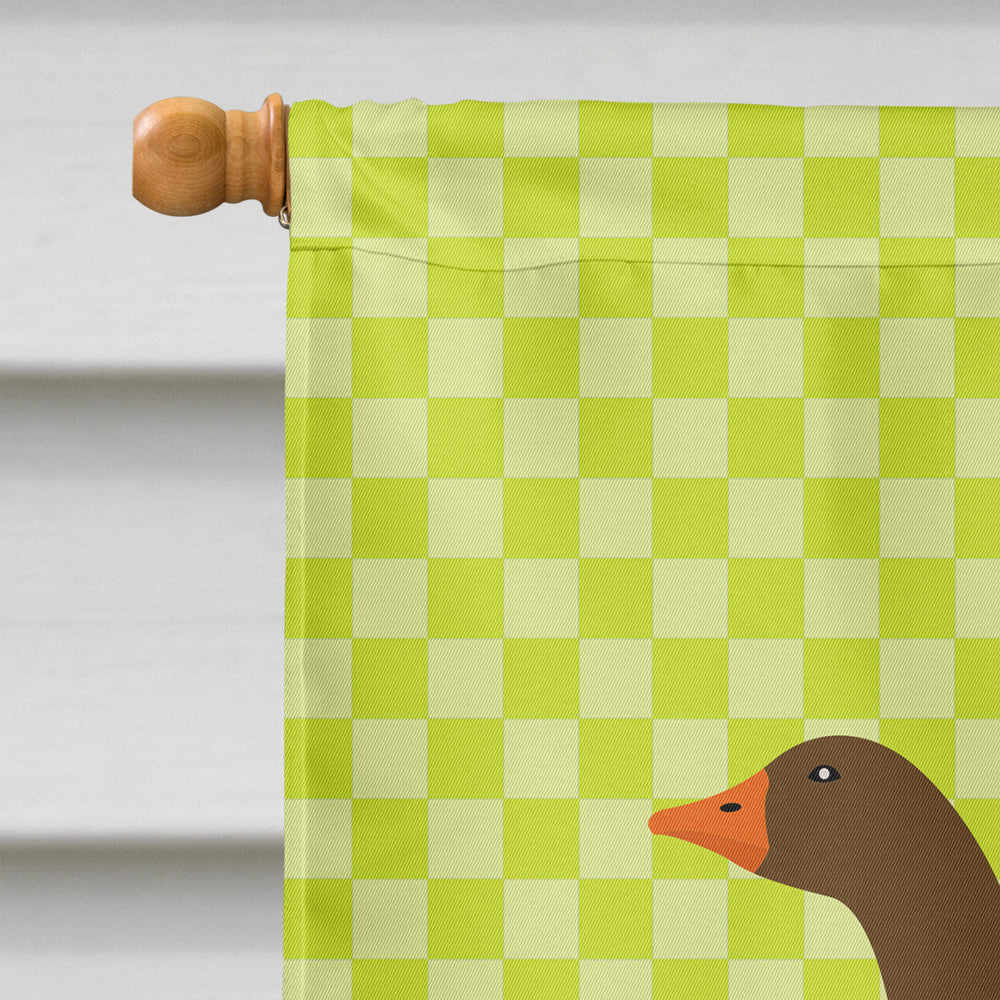 Pomeranian Rogener Goose Green Flag Canvas House Size BB7729CHF  the-store.com.