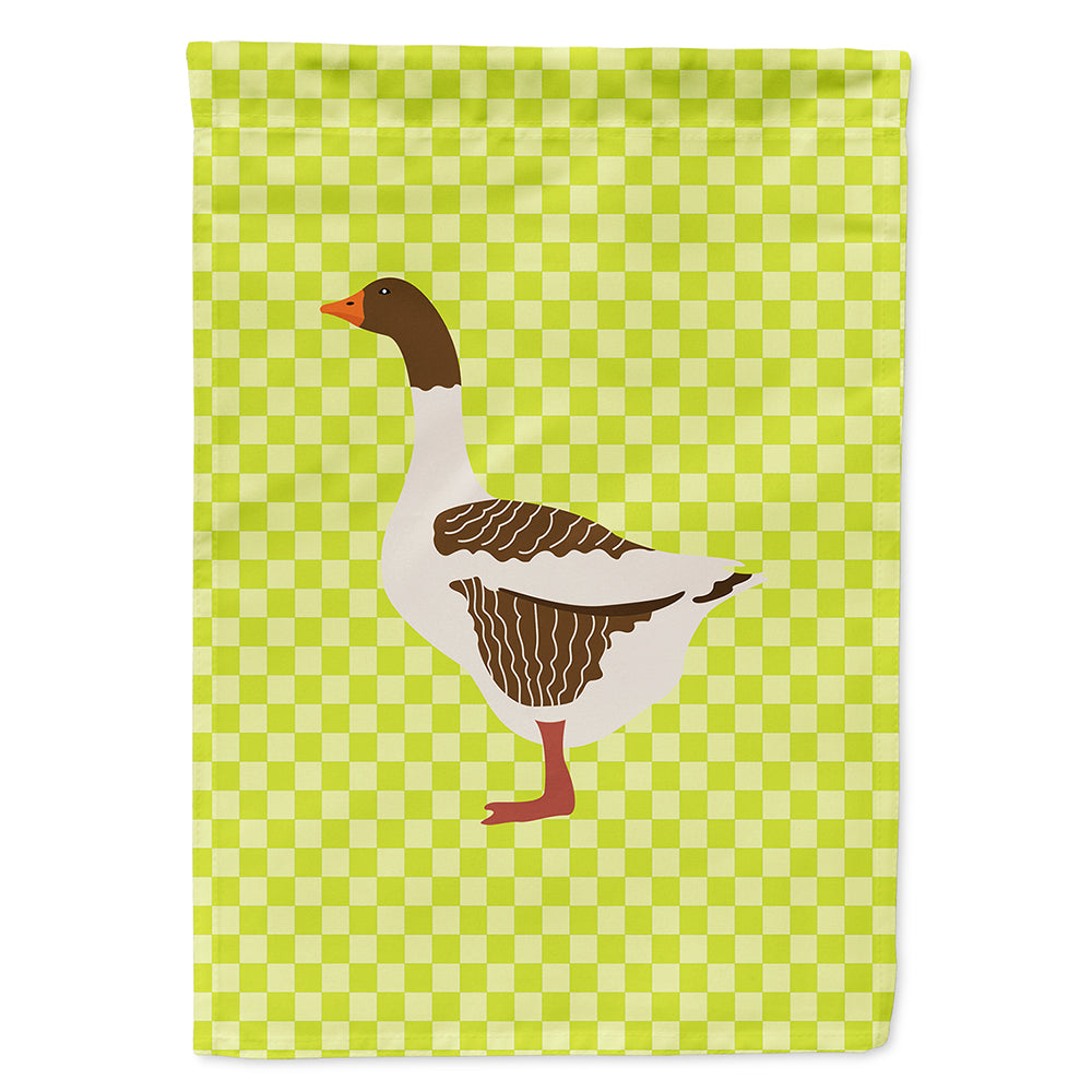 Pomeranian Rogener Goose Green Flag Canvas House Size BB7729CHF  the-store.com.