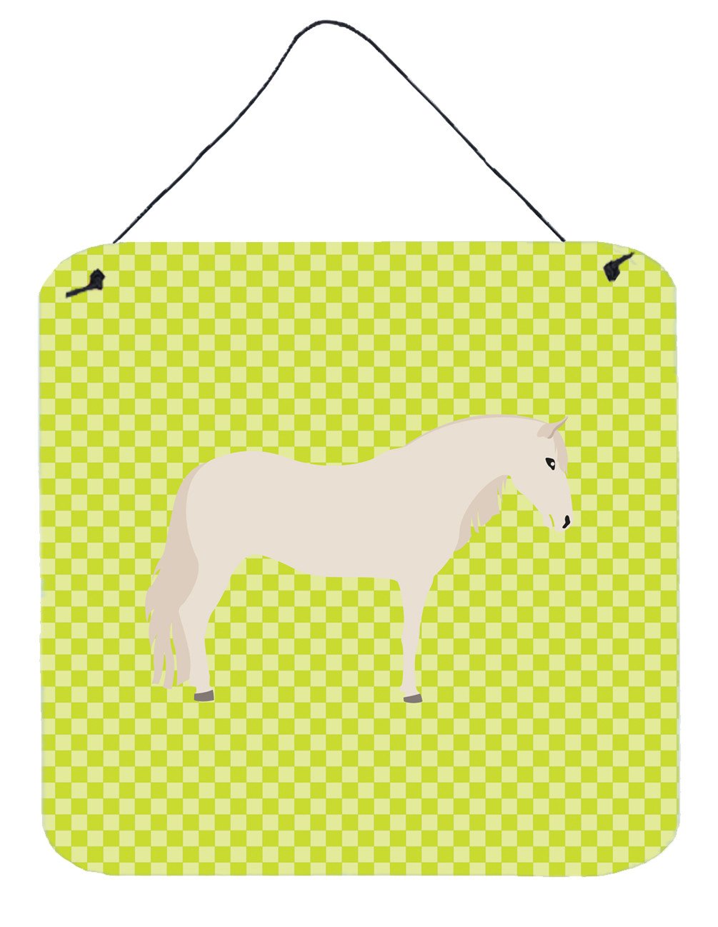Paso Fino Horse Green Wall or Door Hanging Prints BB7731DS66 by Caroline&#39;s Treasures