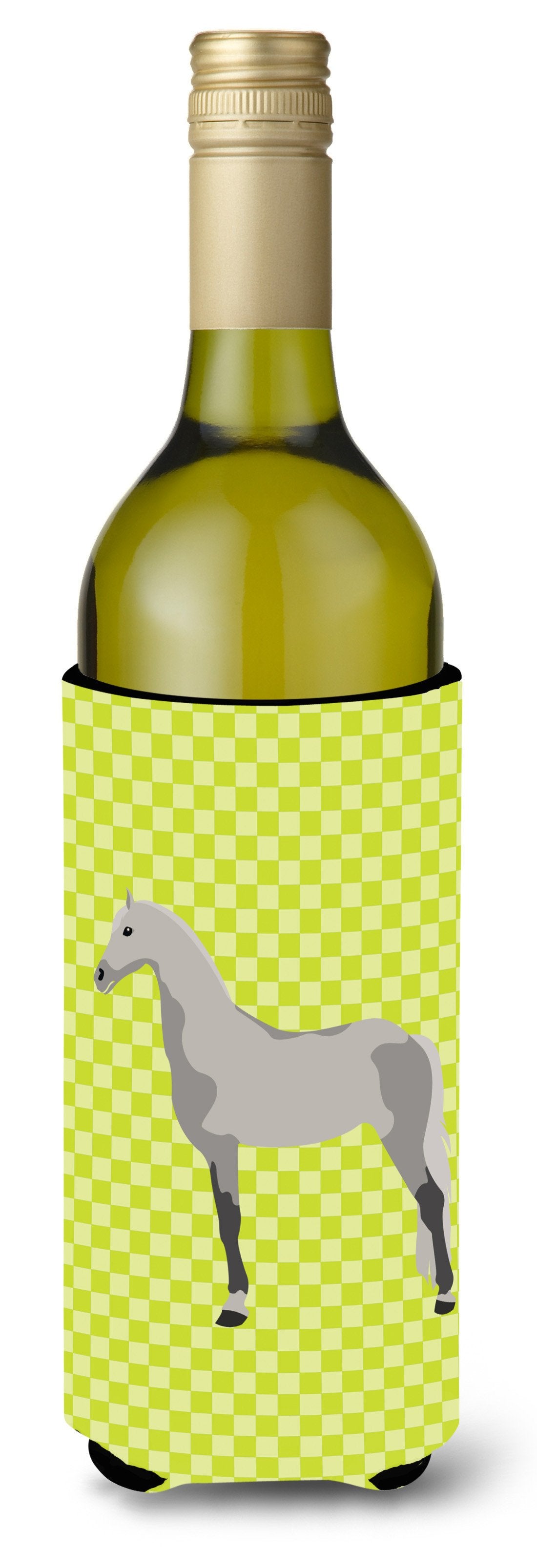 Orlov Trotter Horse Green Wine Bottle Beverge Insulator Hugger BB7734LITERK by Caroline's Treasures
