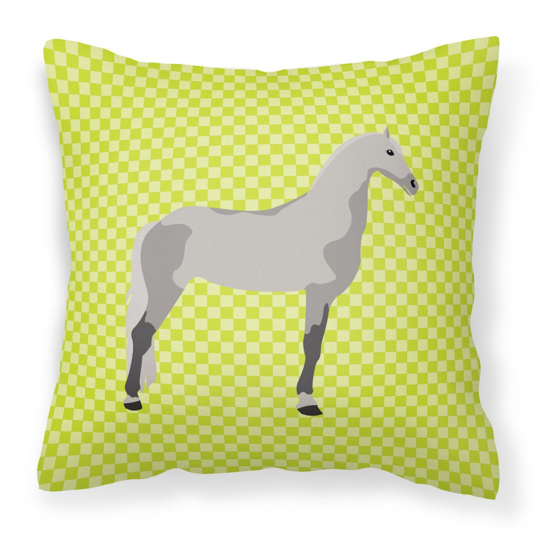 Orlov Trotter Horse Green Fabric Decorative Pillow BB7734PW1818 by Caroline's Treasures