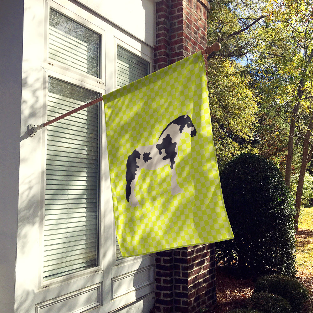 Cyldesdale Horse Green Flag Canvas House Size BB7738CHF  the-store.com.