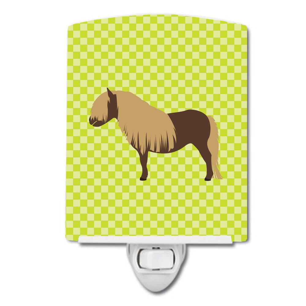 Shetland Pony Horse Green Ceramic Night Light BB7740CNL - the-store.com