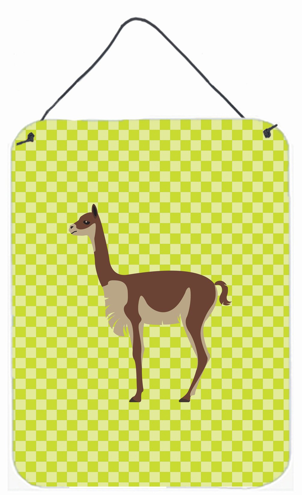 Vicugna or Vicuna Green Wall or Door Hanging Prints BB7743DS1216 by Caroline's Treasures