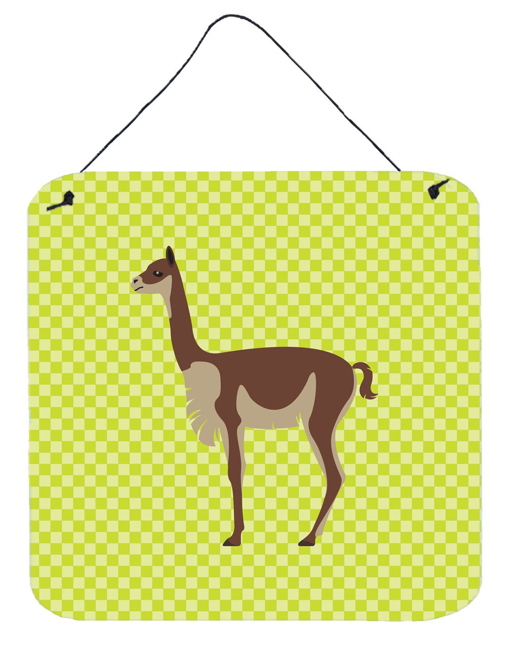Vicugna or Vicuna Green Wall or Door Hanging Prints BB7743DS66 by Caroline's Treasures
