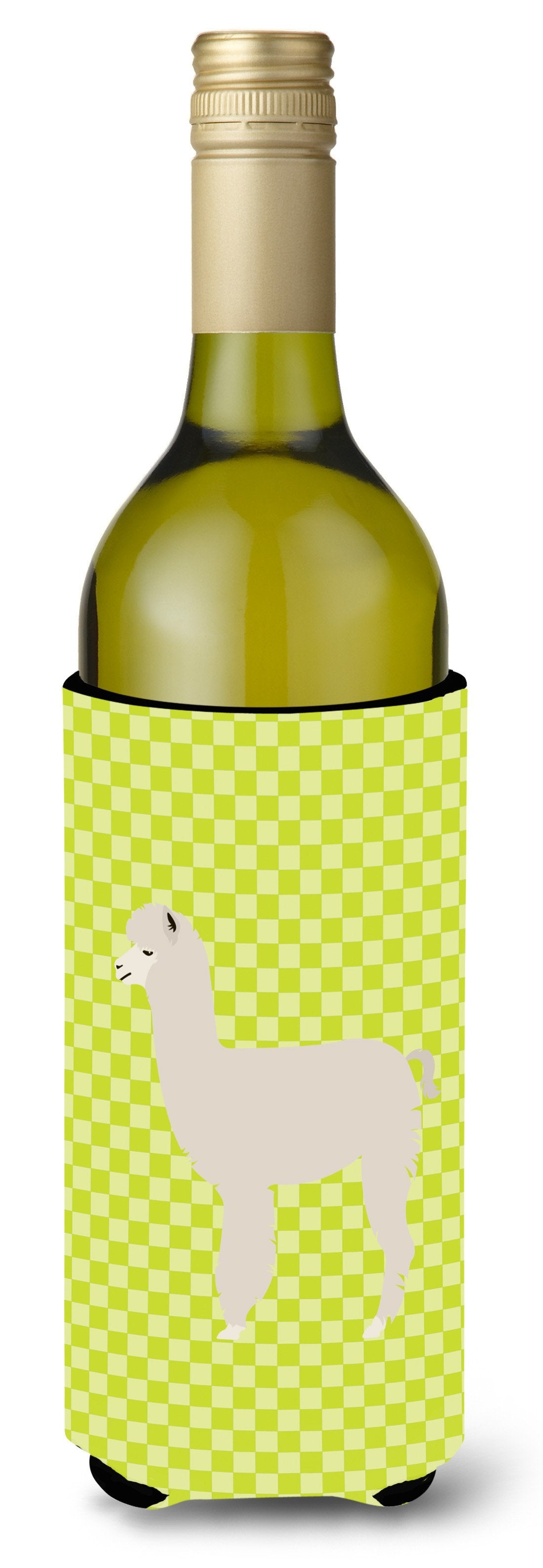 Alpaca Green Wine Bottle Beverge Insulator Hugger BB7745LITERK by Caroline&#39;s Treasures