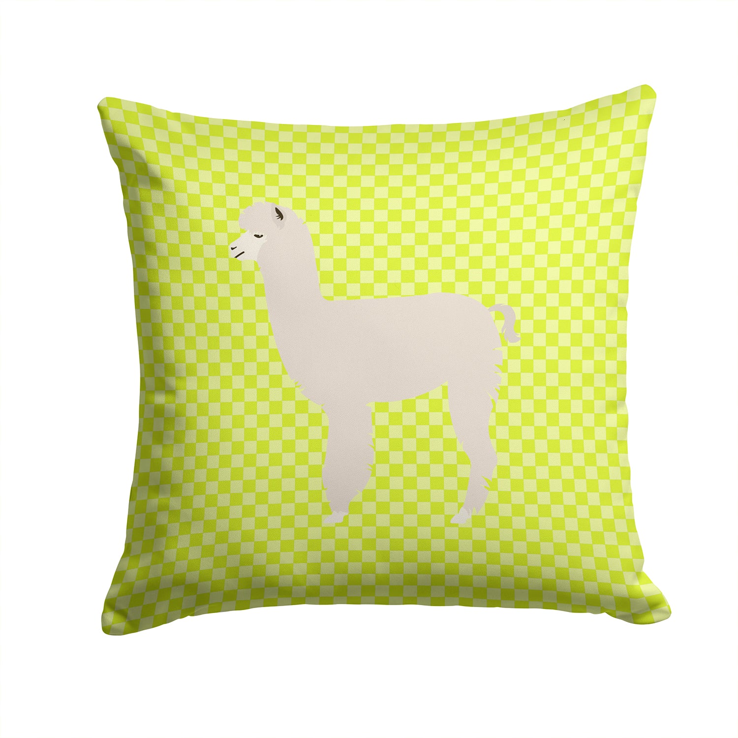 Alpaca Green Fabric Decorative Pillow BB7745PW1414 - the-store.com