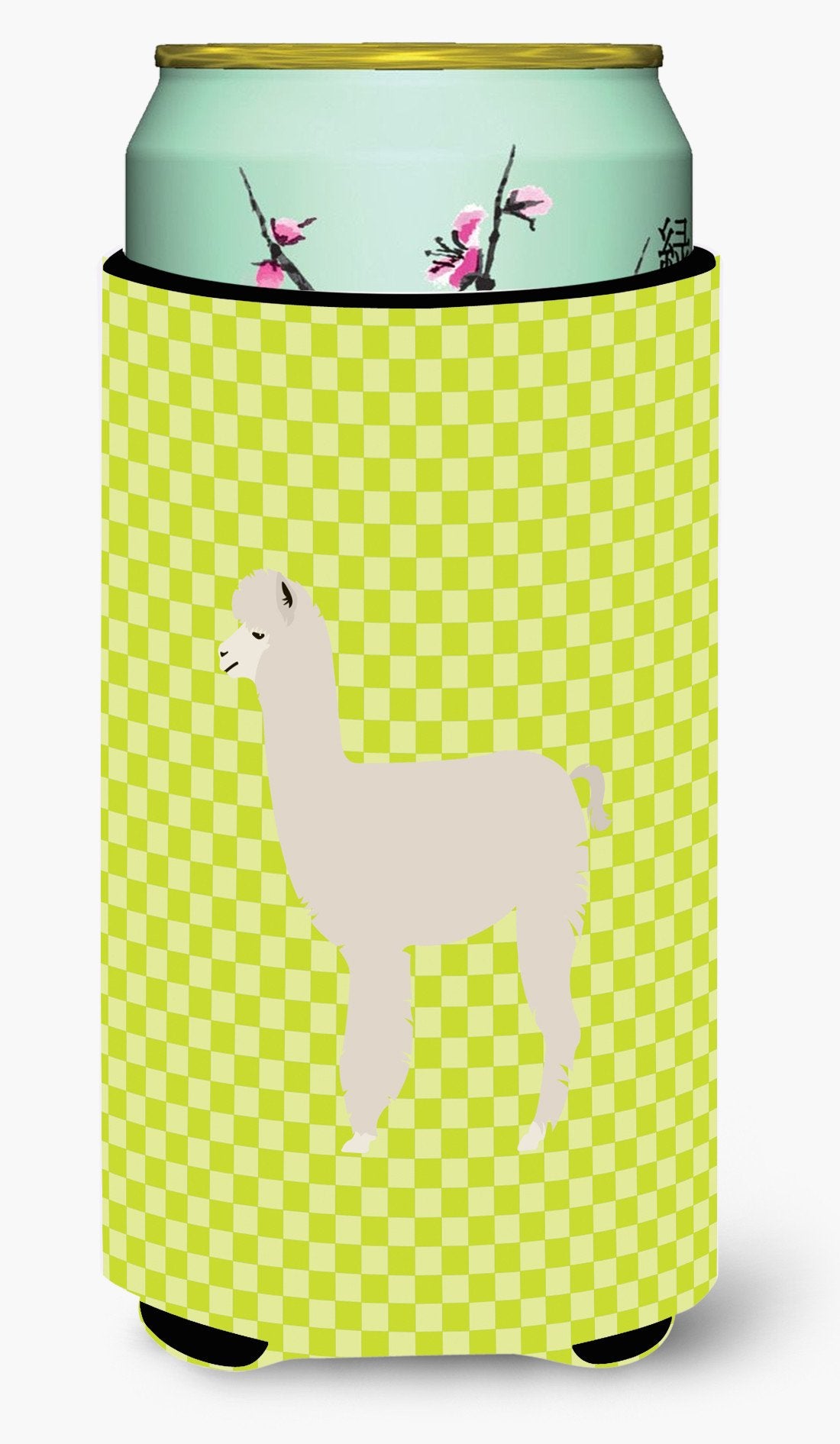 Alpaca Green Tall Boy Beverage Insulator Hugger BB7745TBC by Caroline's Treasures