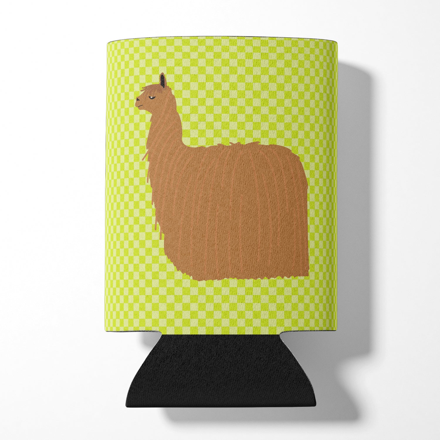 Alpaca Suri Green Porte-canette ou porte-bouteille BB7746CC