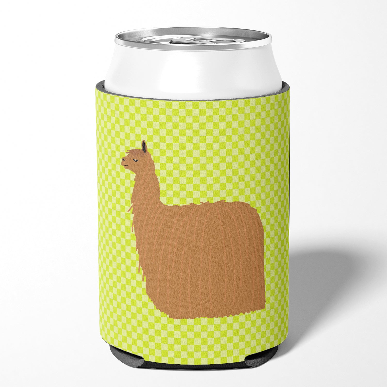 Alpaca Suri Green Can or Bottle Hugger BB7746CC  the-store.com.