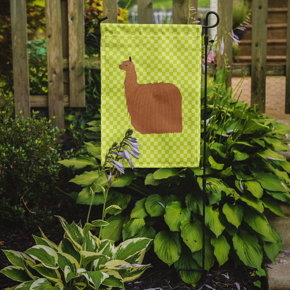 Alpaca Suri Green Flag Garden Size  the-store.com.
