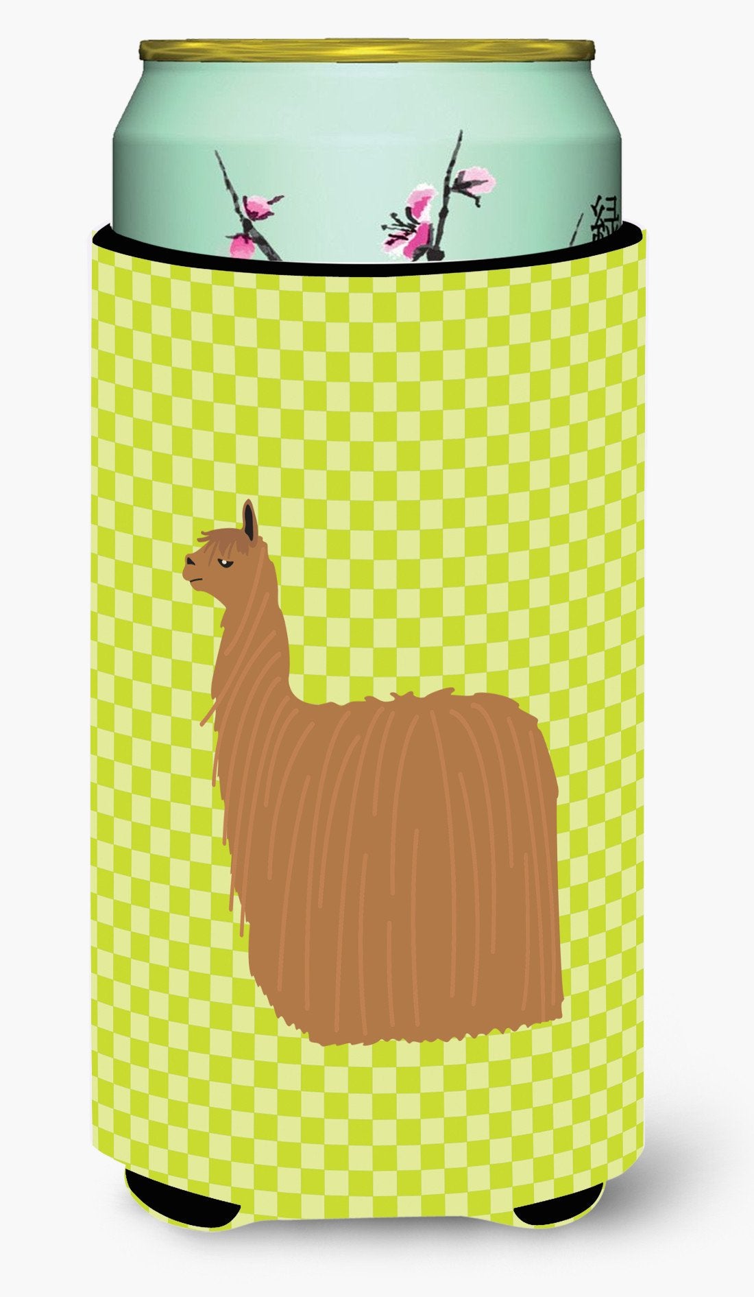 Alpaca Suri Green Tall Boy Beverage Insulator Hugger BB7746TBC by Caroline's Treasures