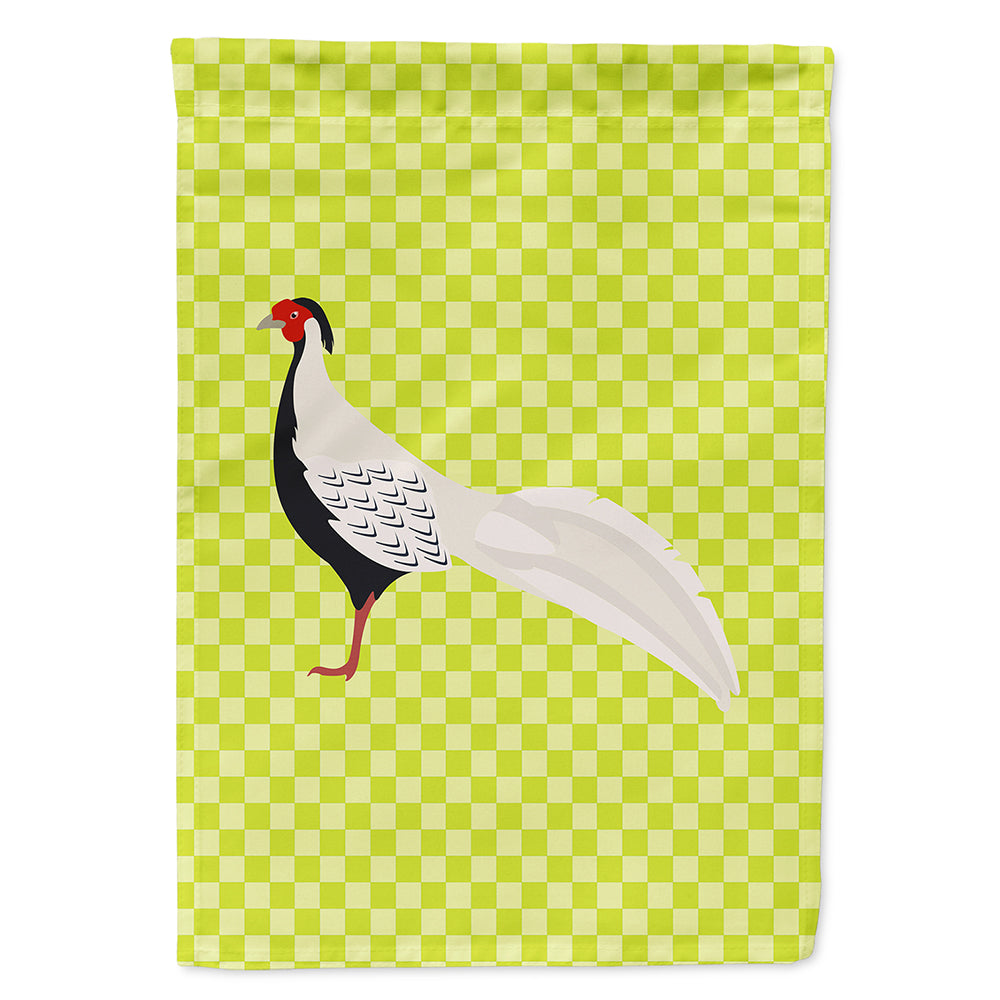 Silver Pheasant Green Flag Canvas House Size BB7755CHF
