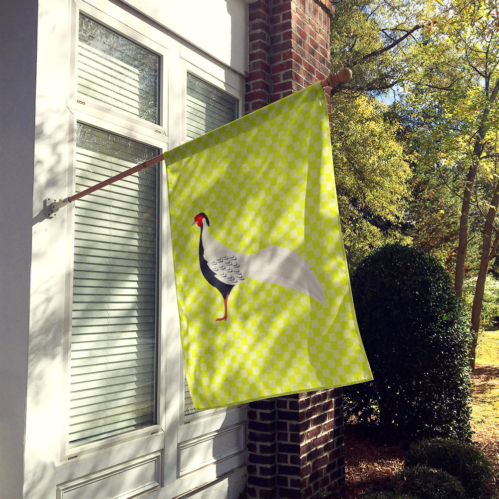 Silver Pheasant Green Flag Canvas House Size BB7755CHF