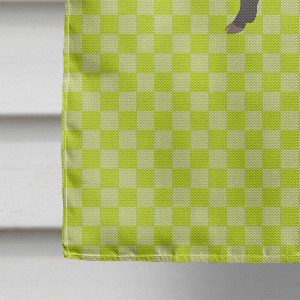 Berkshire Pig Green Flag Canvas House Size BB7759CHF  the-store.com.