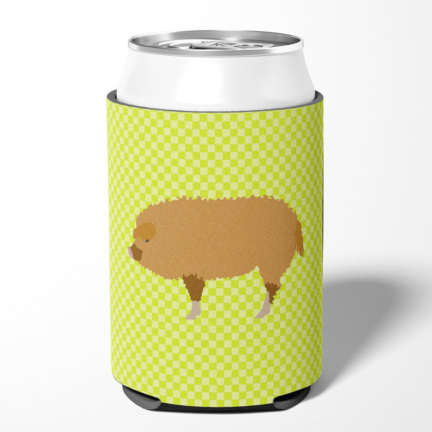Hungarian Mangalica Pig Green Can or Bottle Hugger BB7760CC