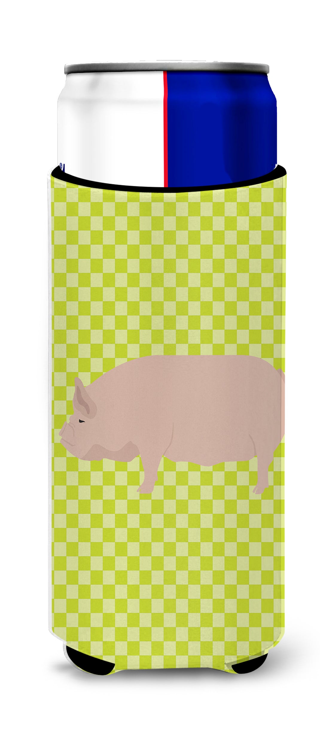 Welsh Pig Green  Ultra Hugger for slim cans  the-store.com.