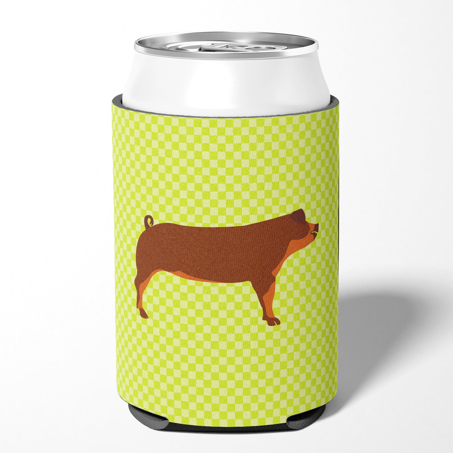 Duroc Pig Green Can or Bottle Hugger BB7768CC  the-store.com.