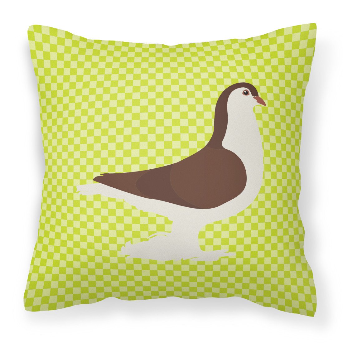 Large Pigeon Green Fabric Decorative Pillow BB7769PW1818 by Caroline's Treasures