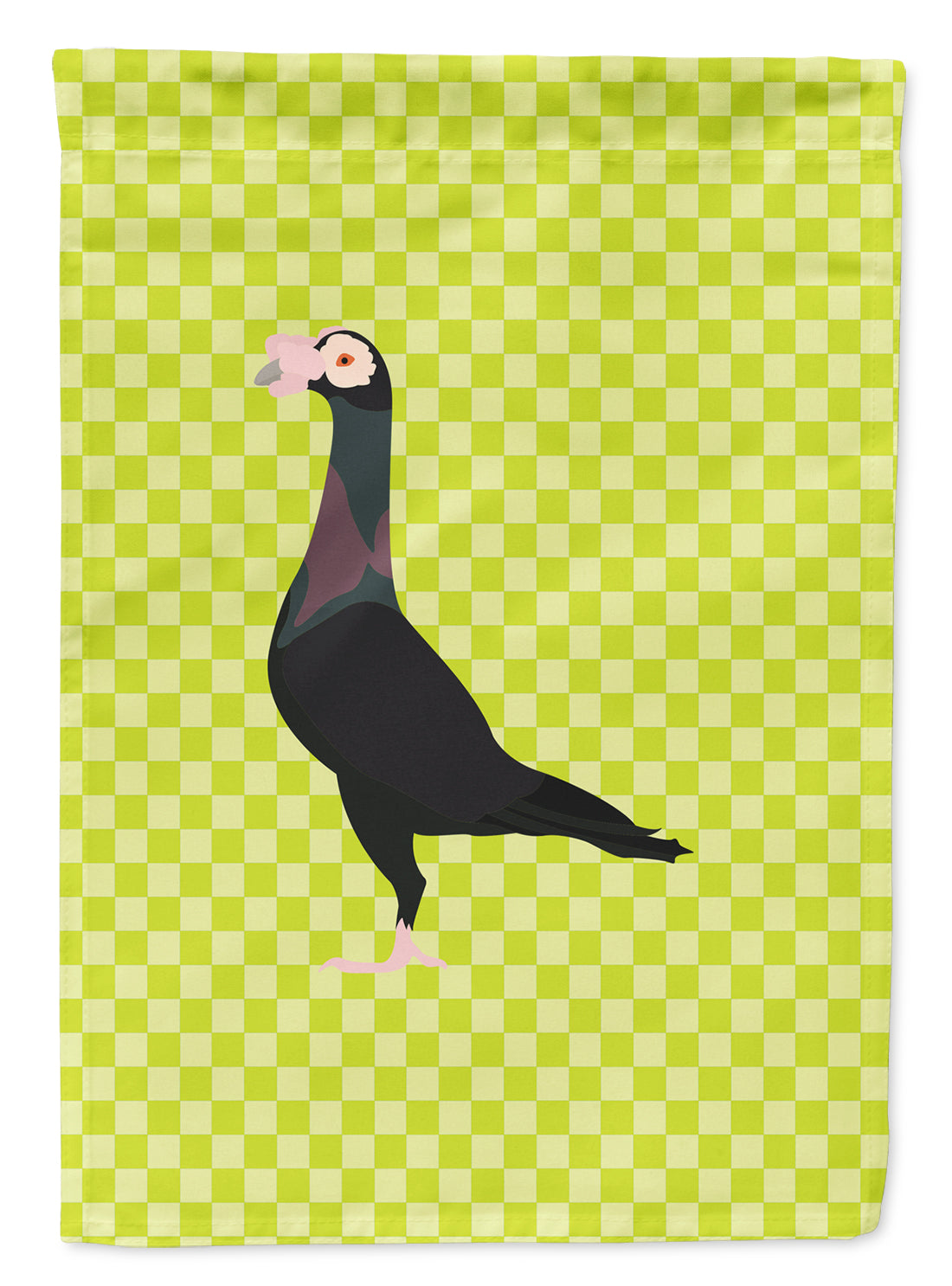 English Carrier Pigeon Green Flag Garden Size  the-store.com.