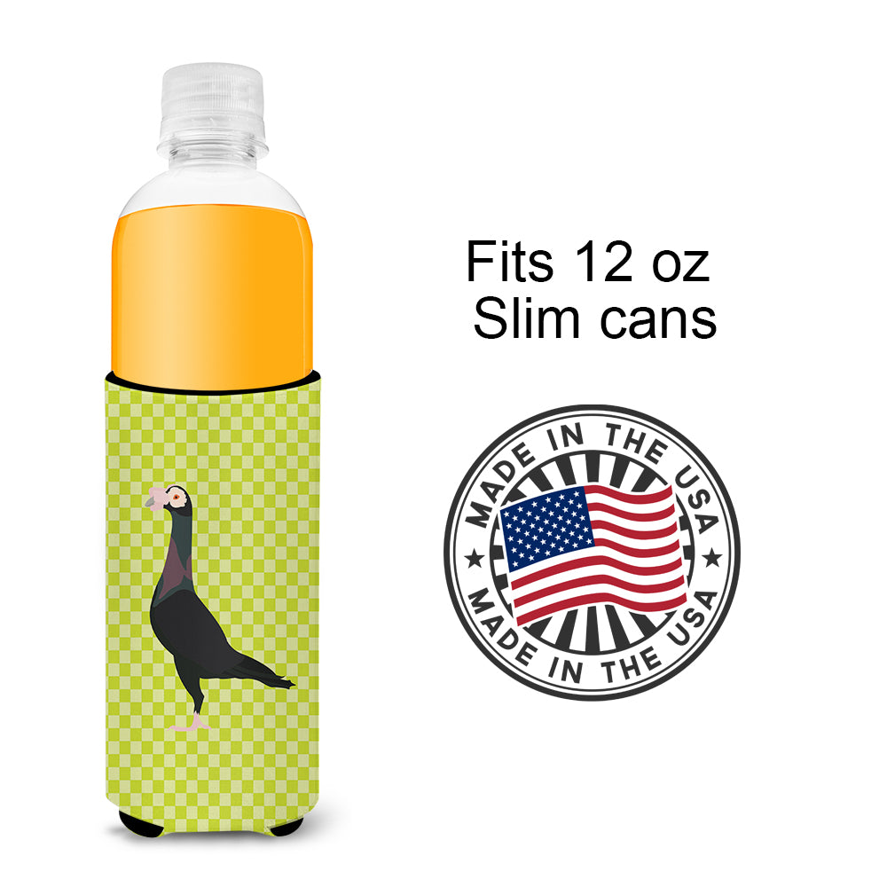 English Carrier Pigeon Green  Ultra Hugger for slim cans