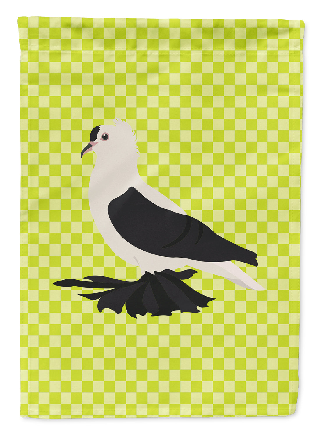 Saxon Fairy Swallow Pigeon Green Flag Garden Size