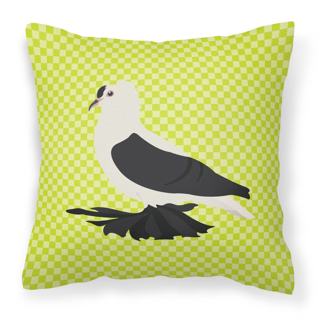 Saxon Fairy Swallow Pigeon Green Fabric Decorative Pillow BB7772PW1818 by Caroline's Treasures