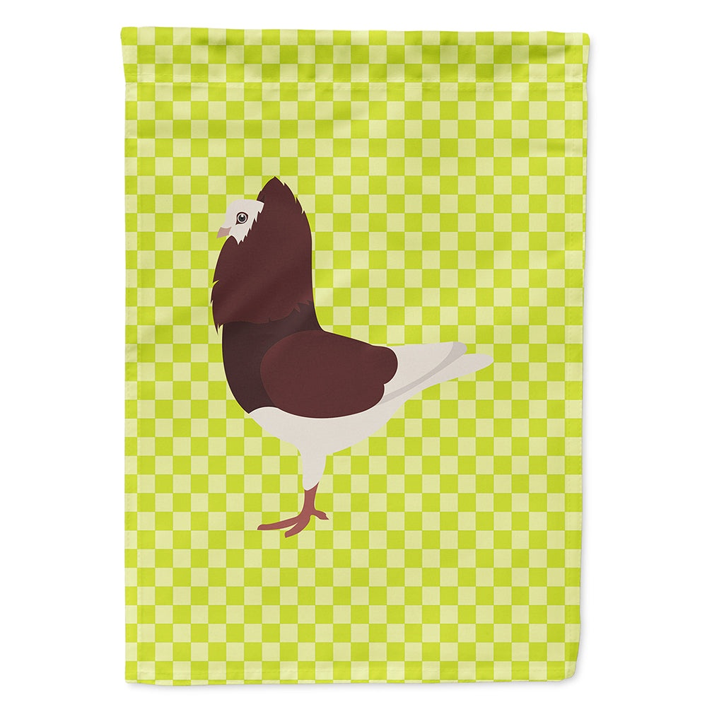 Capuchin Red Pigeon Green Flag Canvas House Size BB7774CHF