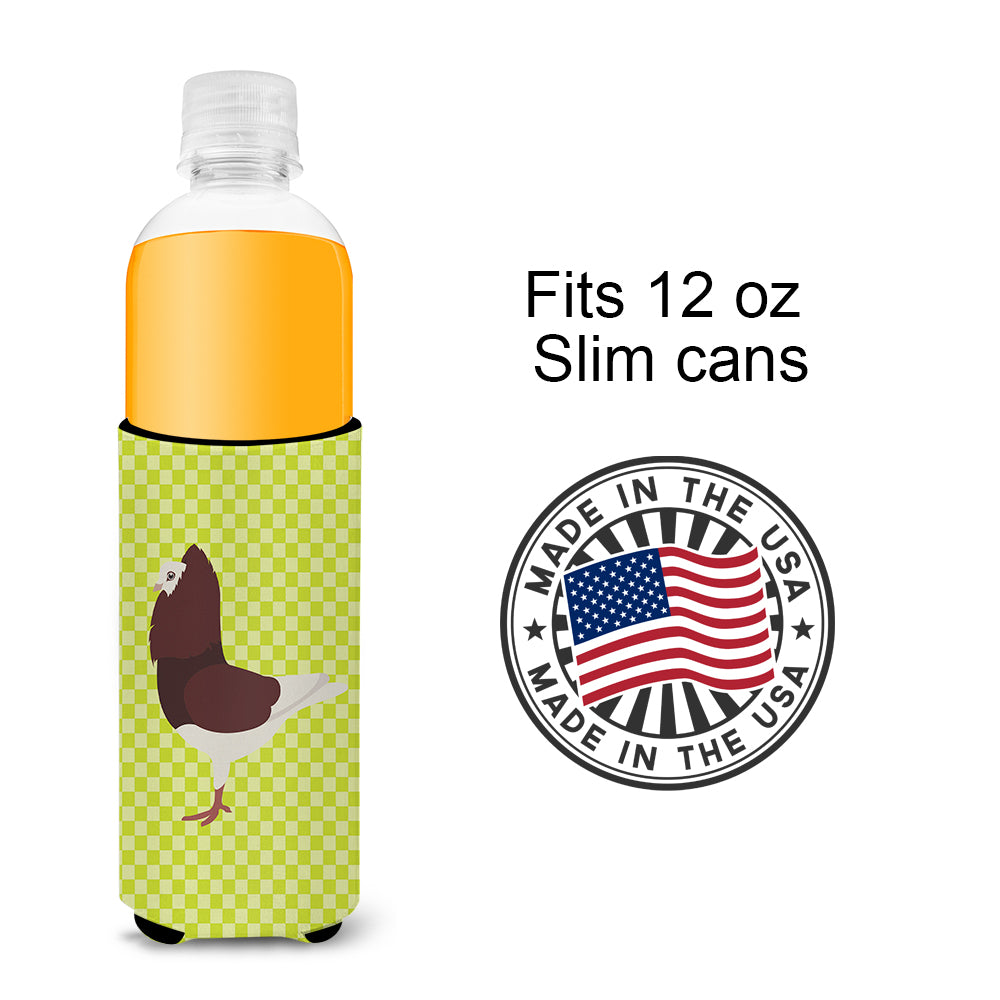 Capuchin Red Pigeon Green  Ultra Hugger for slim cans  the-store.com.