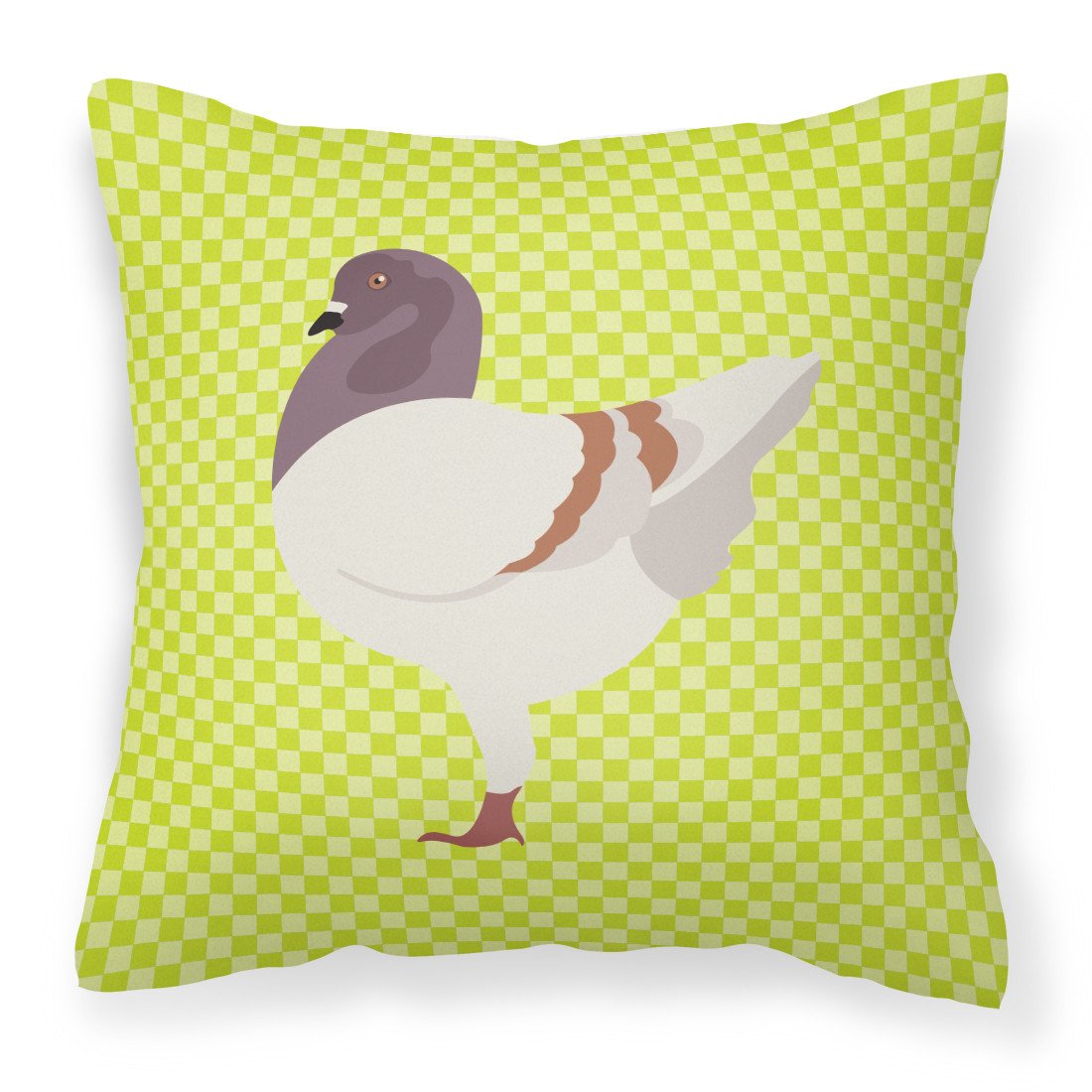 German Modena Pigeon Green Fabric Decorative Pillow BB7775PW1818 by Caroline&#39;s Treasures