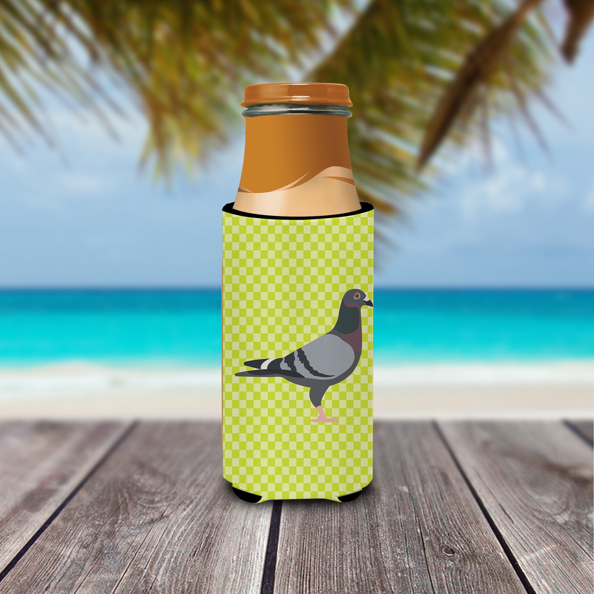 Racing Pigeon Green  Ultra Hugger for slim cans