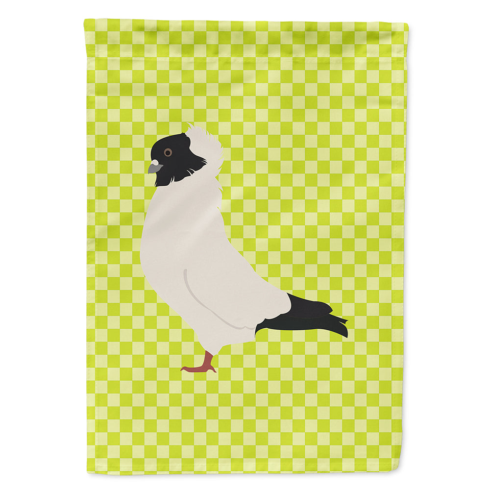 Nun Pigeon Green Flag Canvas House Size BB7778CHF