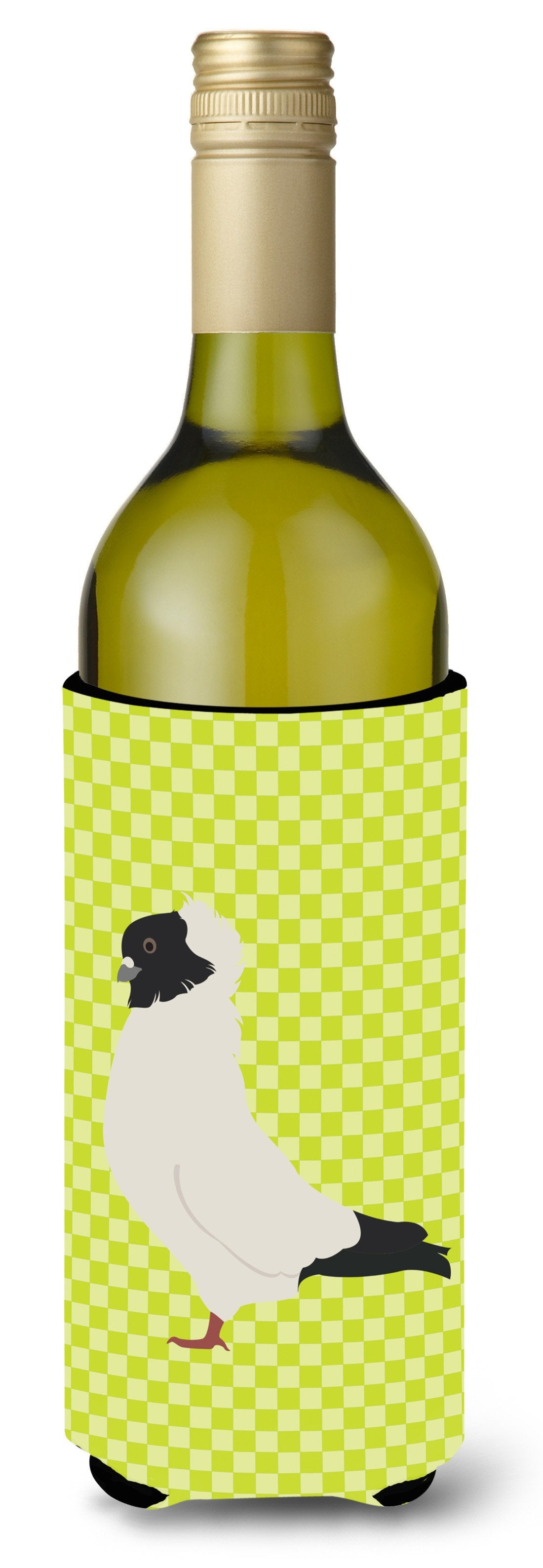 Nun Pigeon Green Wine Bottle Beverge Insulator Hugger BB7778LITERK by Caroline&#39;s Treasures