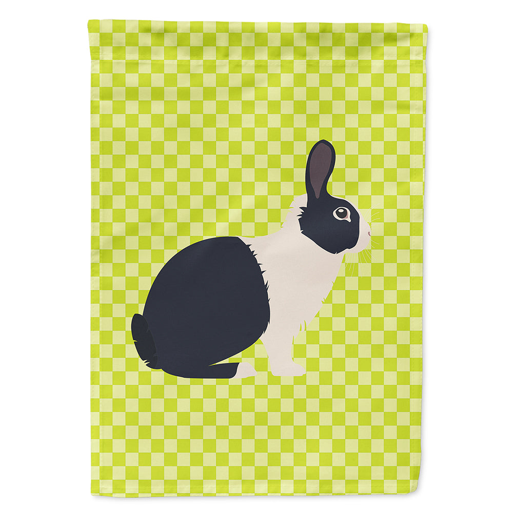 Dutch Rabbit Green Flag Canvas House Size BB7784CHF