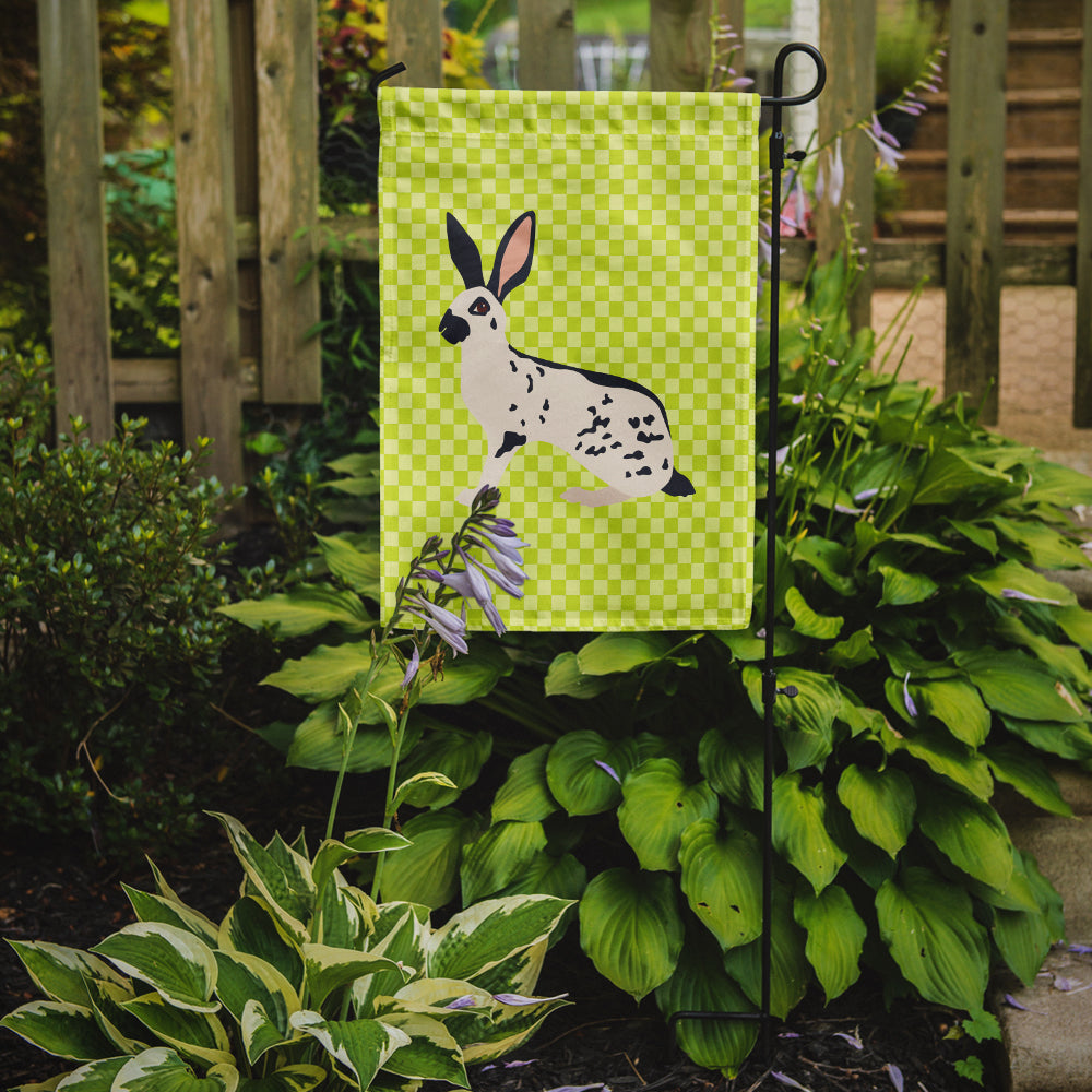 English Spot Rabbit Green Flag Garden Size  the-store.com.