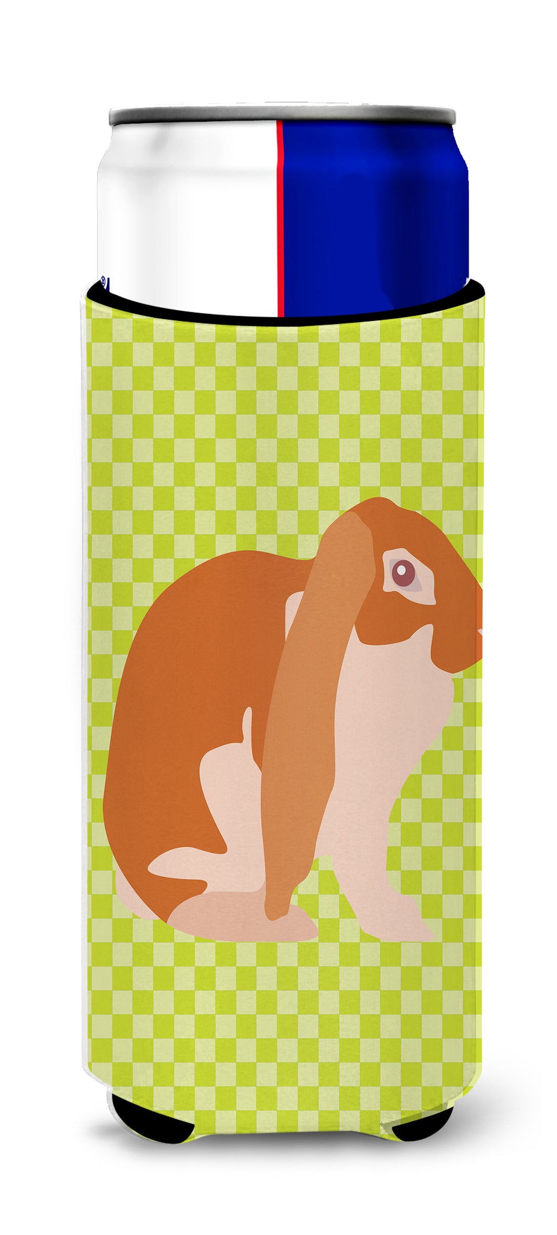 English Lop Rabbit Green  Ultra Hugger for slim cans  the-store.com.