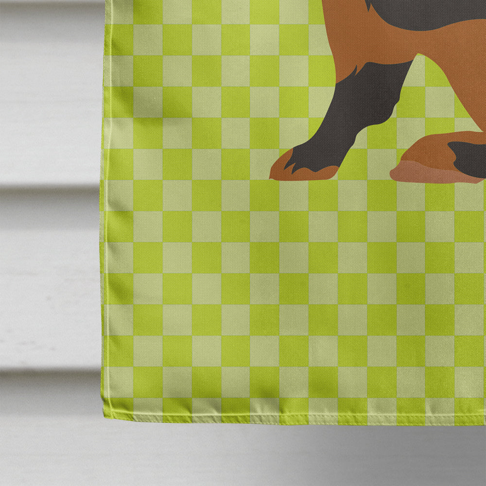 Tan Rabbit Green Flag Canvas House Size BB7789CHF