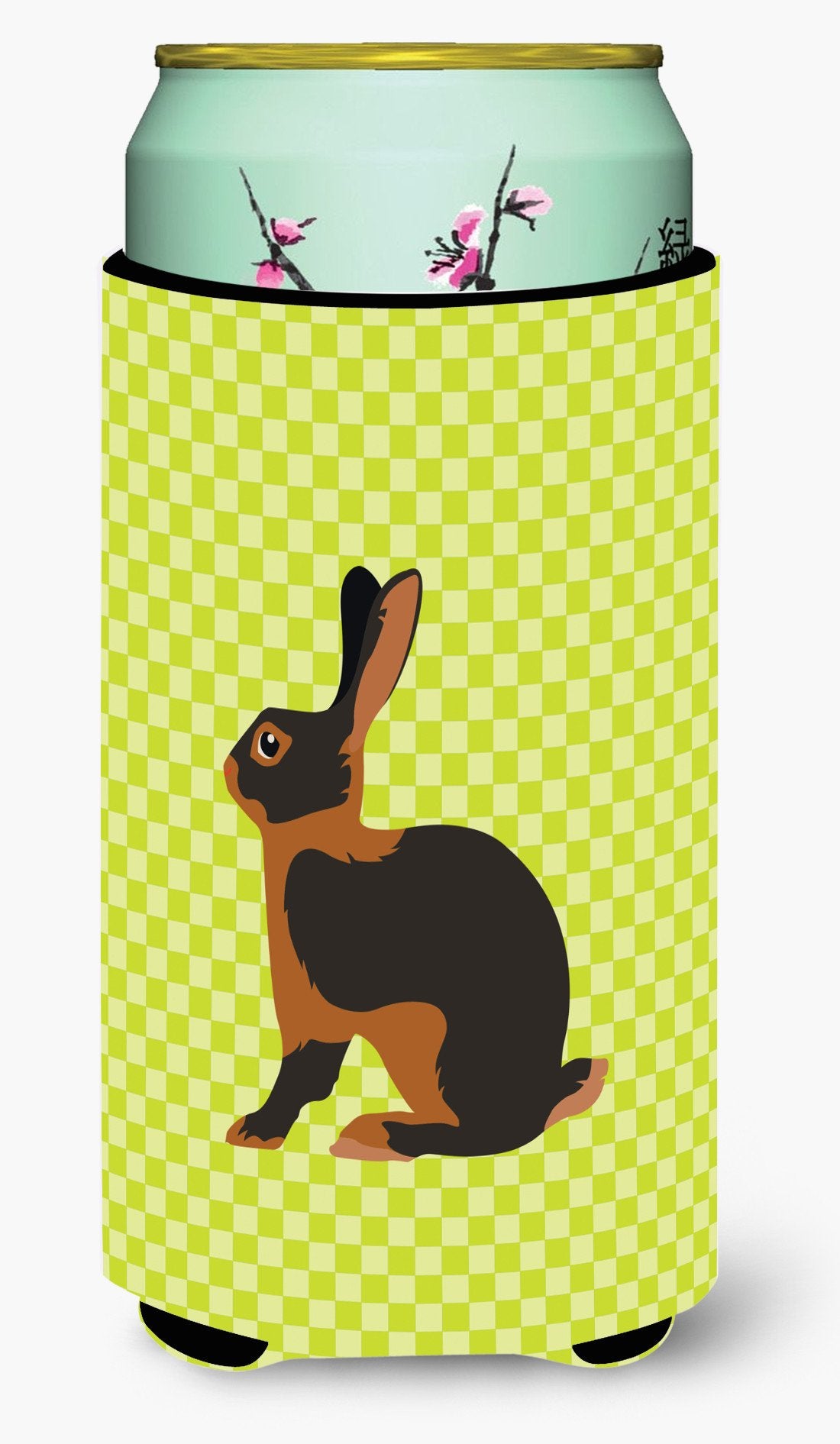 Tan Rabbit Green Tall Boy Beverage Insulator Hugger BB7789TBC by Caroline&#39;s Treasures