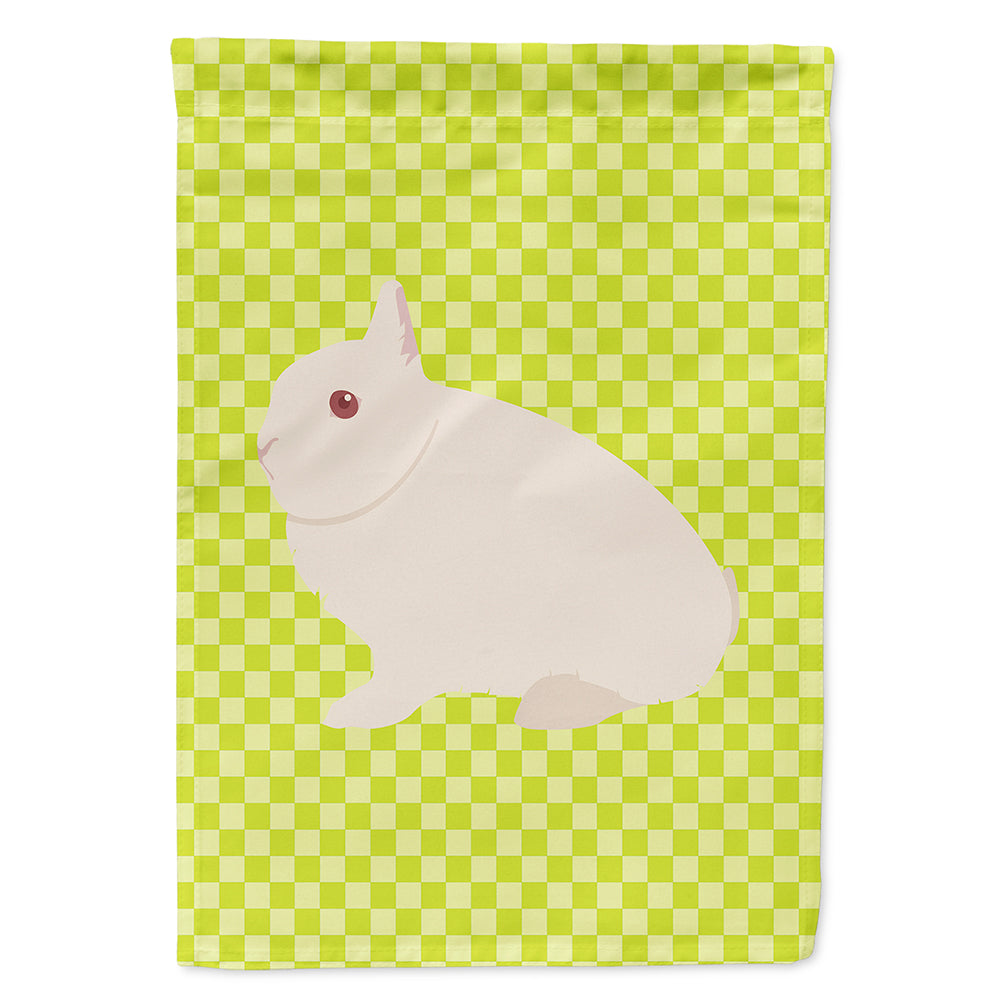 Hermelin Rabbit Green Flag Canvas House Size BB7790CHF