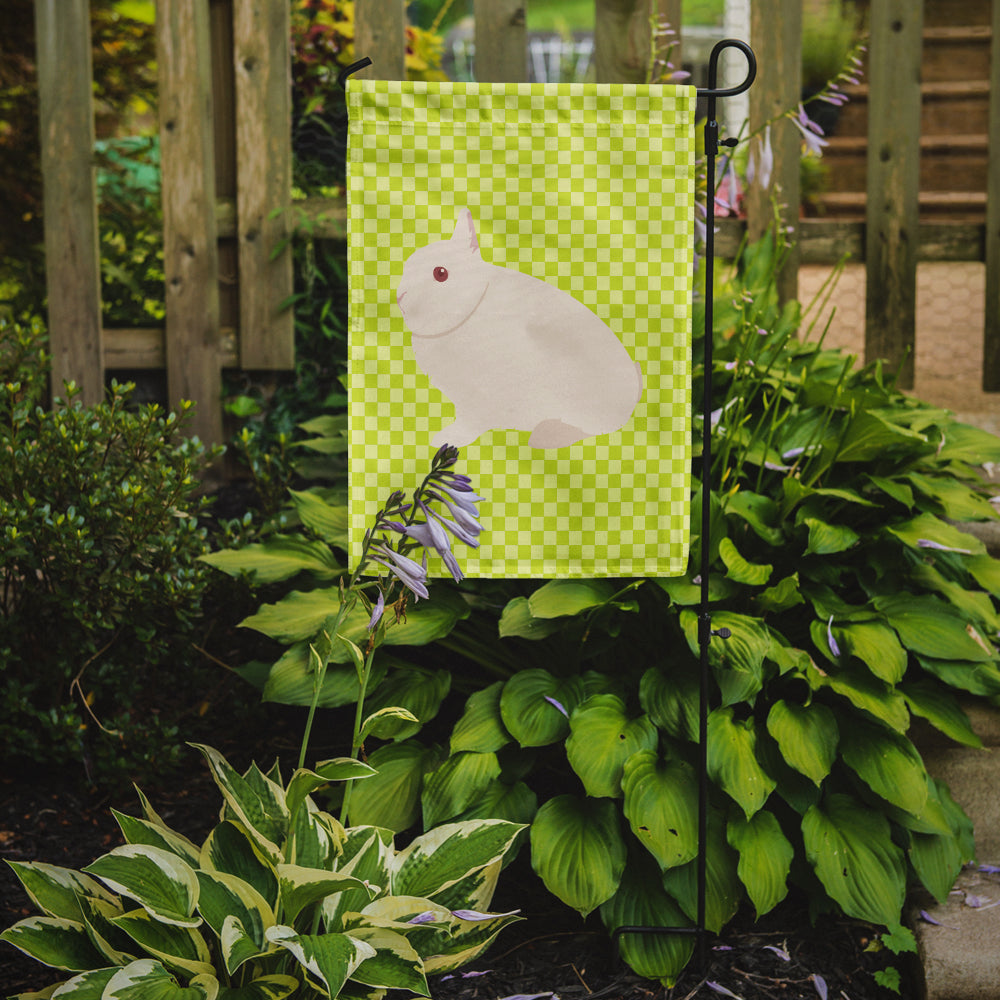 Hermelin Rabbit Green Flag Garden Size