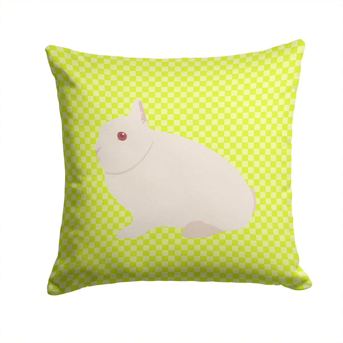 Hermelin Rabbit Green Fabric Decorative Pillow BB7790PW1414 - the-store.com