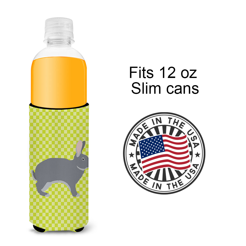Giant Chinchilla Rabbit Green  Ultra Hugger for slim cans