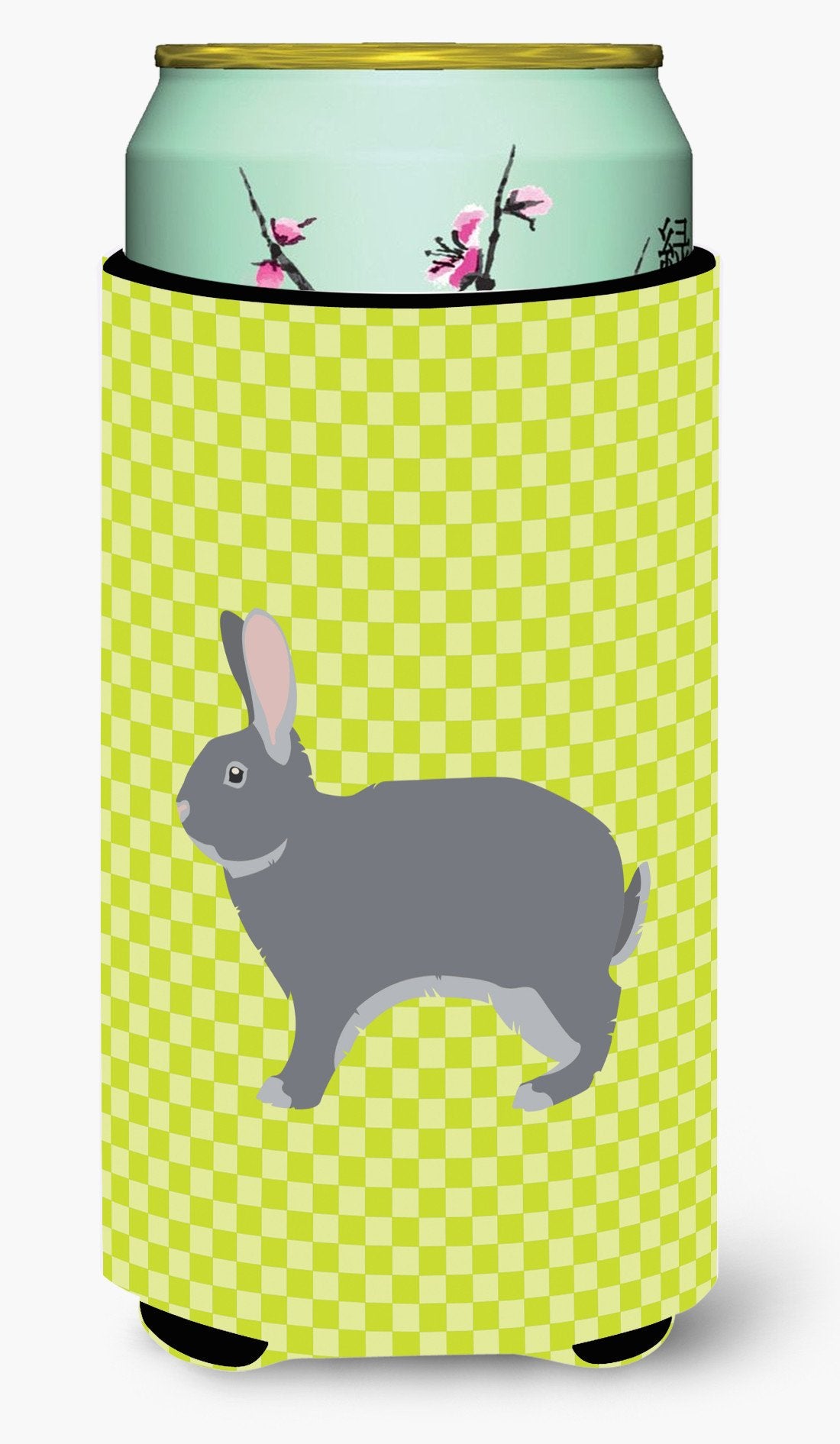 Giant Chinchilla Rabbit Green Tall Boy Beverage Insulator Hugger BB7792TBC by Caroline&#39;s Treasures