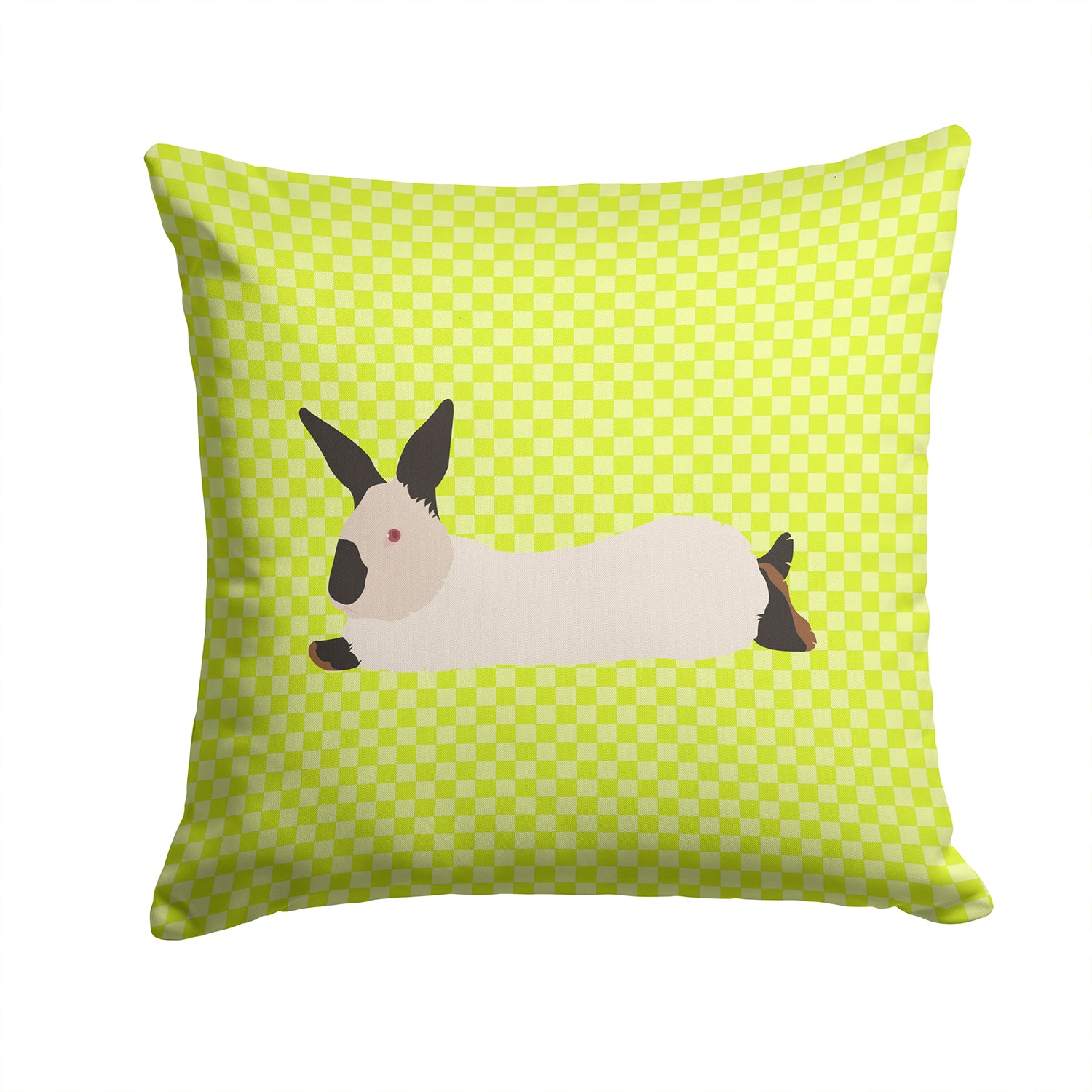 California White Rabbit Green Fabric Decorative Pillow BB7793PW1414 - the-store.com