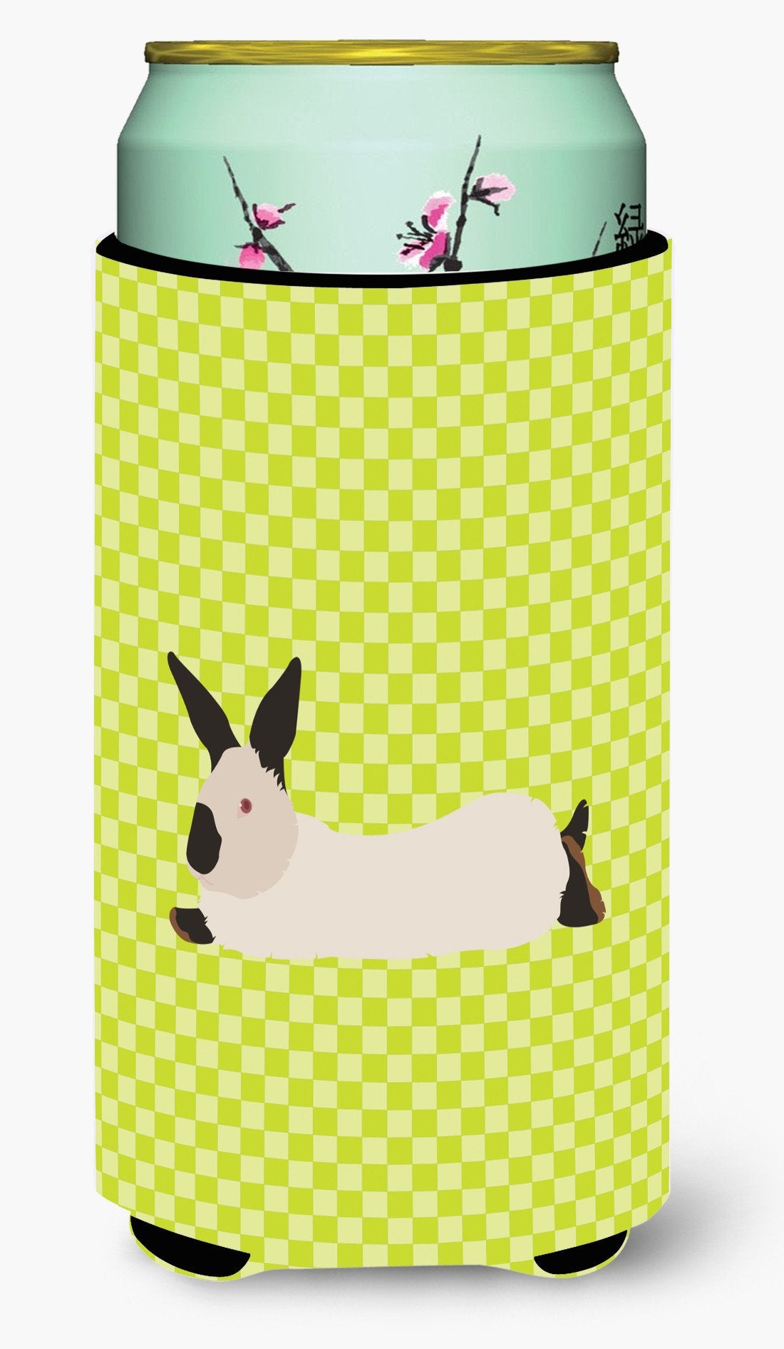 California White Rabbit Green Tall Boy Beverage Insulator Hugger BB7793TBC by Caroline&#39;s Treasures