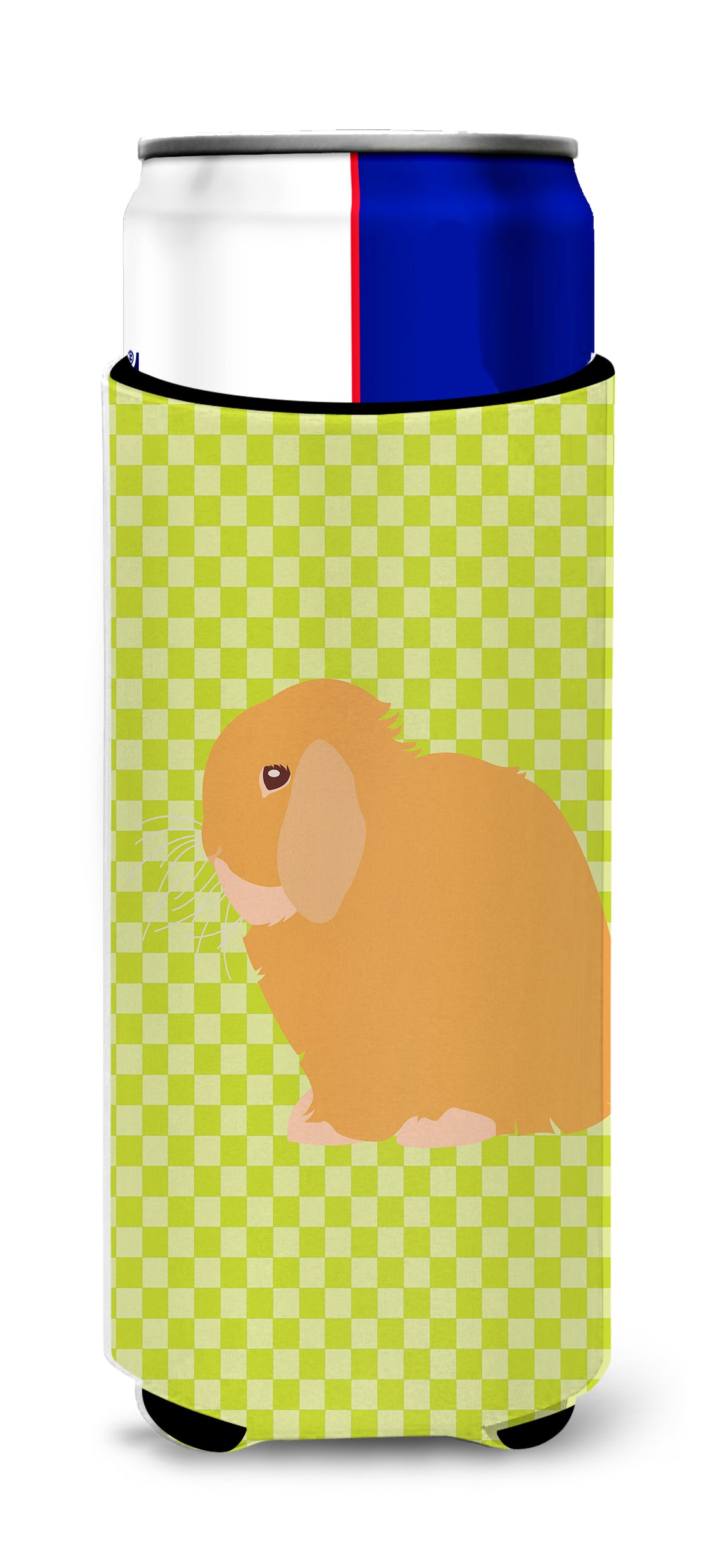 Holland Lop Rabbit Green  Ultra Hugger for slim cans  the-store.com.