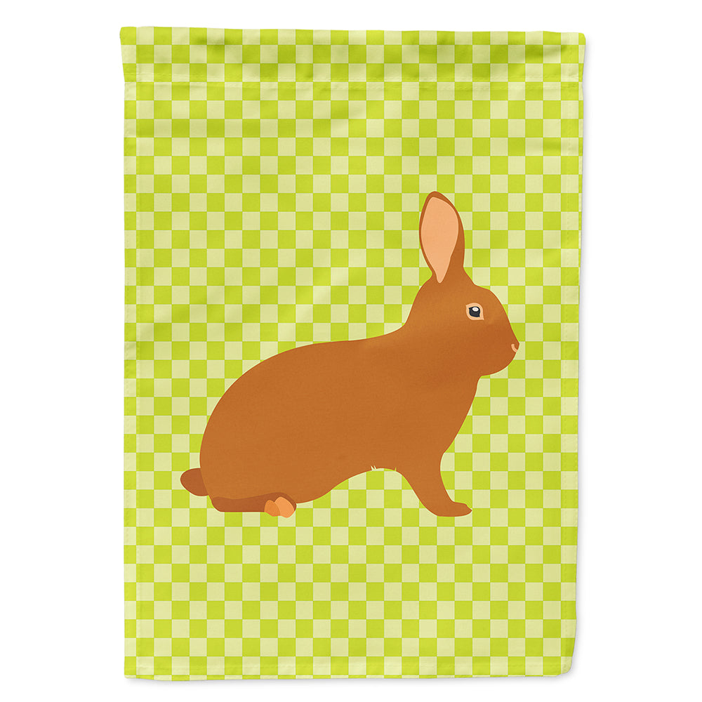Rex Rabbit Green Flag Canvas House Size BB7795CHF
