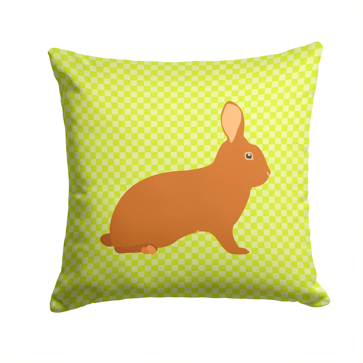 Rex Rabbit Green Fabric Decorative Pillow BB7795PW1414 - the-store.com