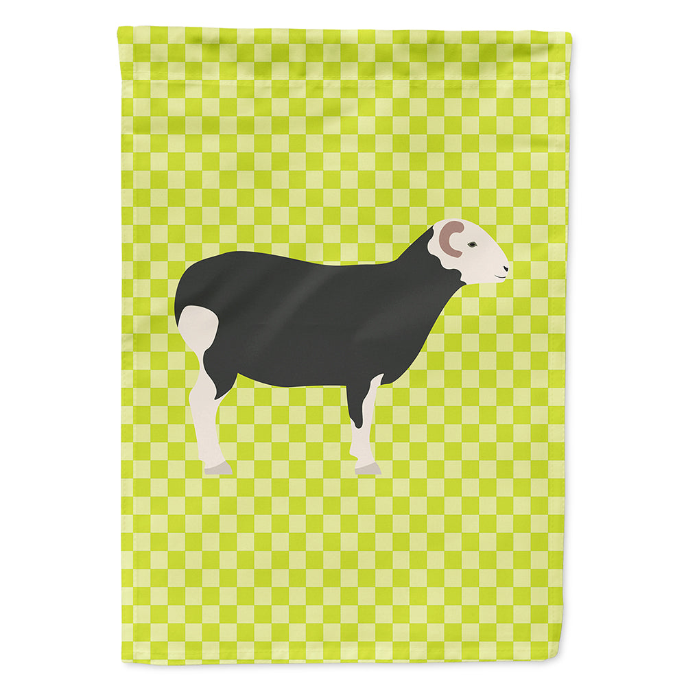 Herwick Sheep Green Flag Canvas House Size BB7796CHF